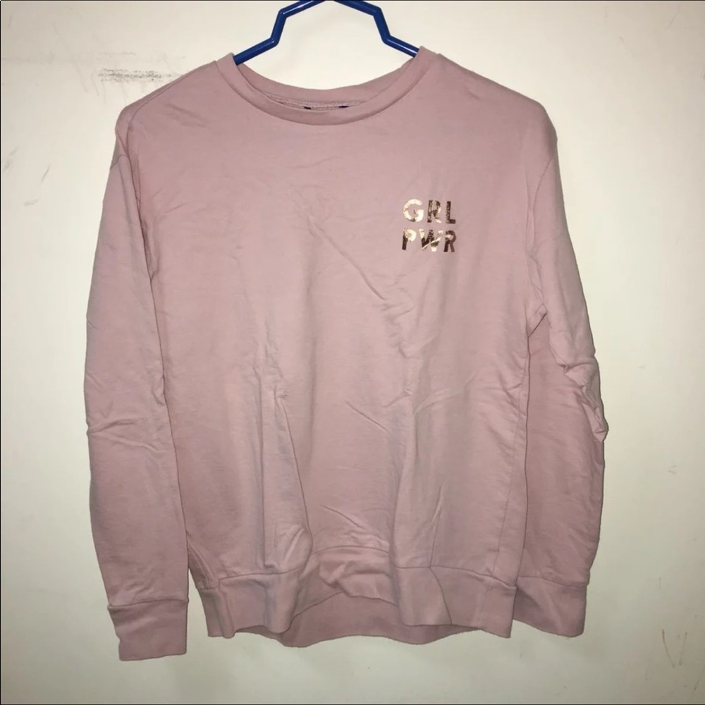 Girl Power Pink Long Sleeve Shirt